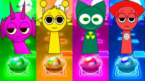 Coffin Dance Спрунки 101 уровень - Мультики про Спрунке | МУЛЬТФИЛЬМЫ SPRUNKI в Tiles Hop