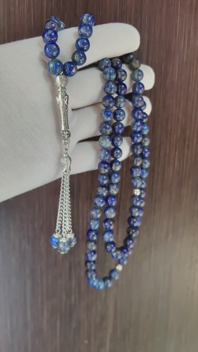 Мусульманские четки из лазурита 01/99