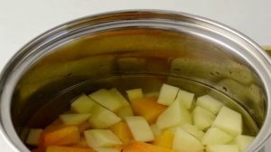 Овощной суп с грушей