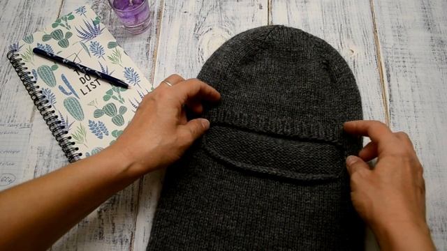 ТРЕНД СЕЗОНА! БАЛАКЛАВА-ШЛЕМ ДЛЯ МУЖЧИН.Вязание спицами.