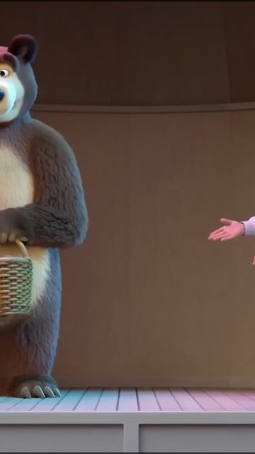 Мишка ну не скромничай!  Shorts машаимедведь ВсадникБезГоловы MashaandtheBear