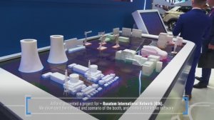 Interactive Stand for Rosatom International Network at Innoprom Belarus 2025