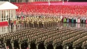 Военный парад бойцов КНДР, принимавших участие в СВО в освобождении Курска 🇷🇺🤝🇰🇵 (читай закреп)