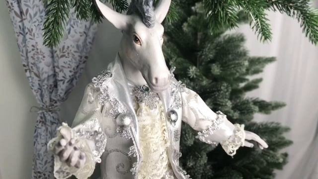Ёлочная игрушка КОНЬ АЛОИС полиэстер 40 см 5001171