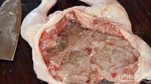Новогодняя курочка без костей, фаршированная по-тоскански