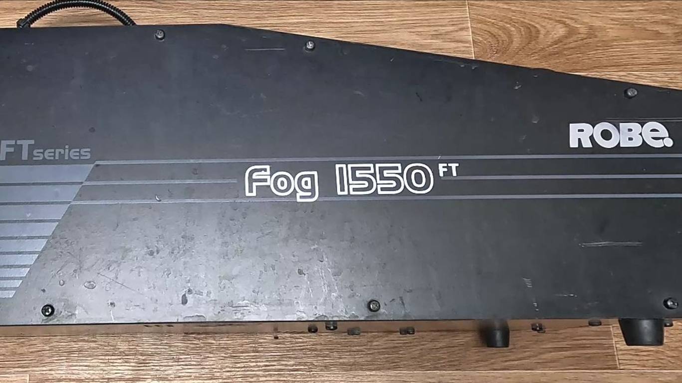 Robe Fog 1550 FT. Профилактическая чистка дым машины.