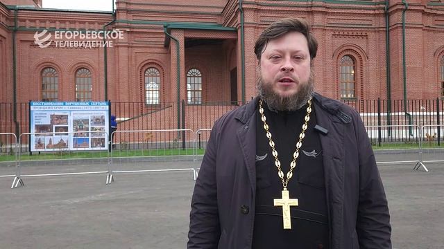 12 октября Патриарх Московский и всея Руси Кирилл совершит чин великого освящения Троицкого храма