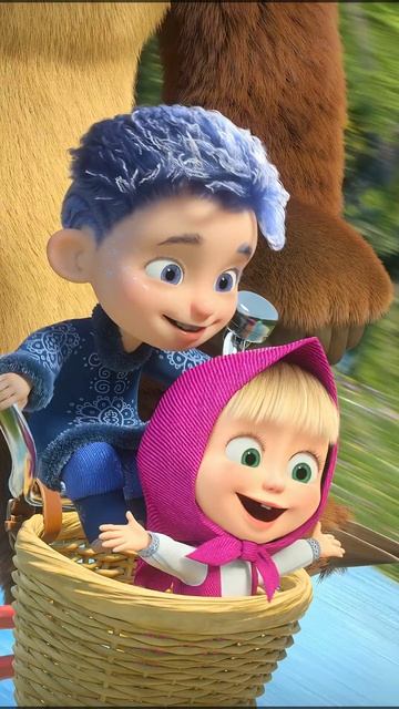 Зимние шалости летом? Да!  Новый 8 сезон! Shorts машаимедведь ЛетосЯнварём MashaandtheBear