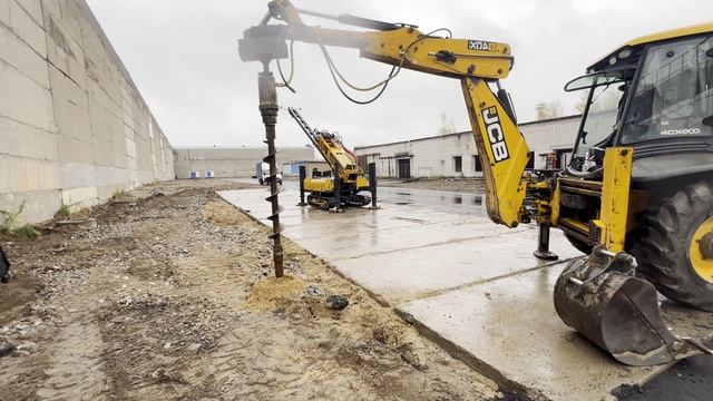 Забивка свай 300/300/7 метровые , Ярославль база Черноземье