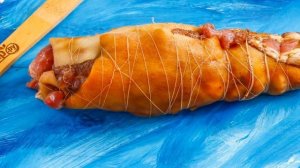 Рулет из брюшины в духовке