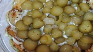 Овощной тортик-закуска с кабачками