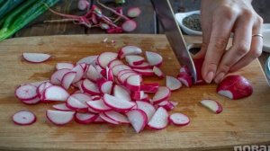 Салат с редисом