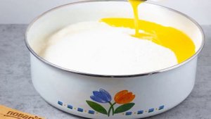 Манник без яиц с яблоками