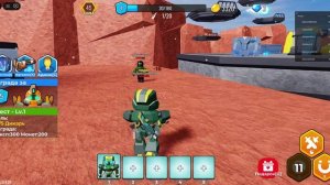 Играю в Roblox роботы стрелялки