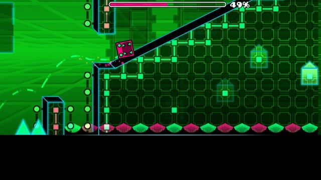 Geometry Dash|мой первый демон на видео