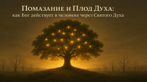 Помазание и Плод Духа – как Бог действует в человеке через Святого Духа?