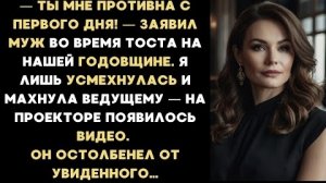 ИСТОРИЯ ИЗ ЖИЗНИ/Ты мне противна с первого дня,- заявил муж во время годовщины/Рассказ жизненный