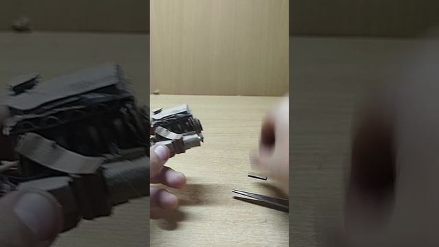 как сделать двигатель из картона часть 5