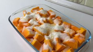 Десерт с тыквы