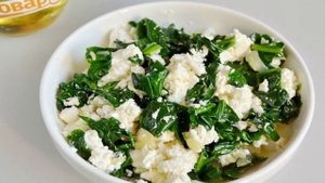 Курица со шпинатом