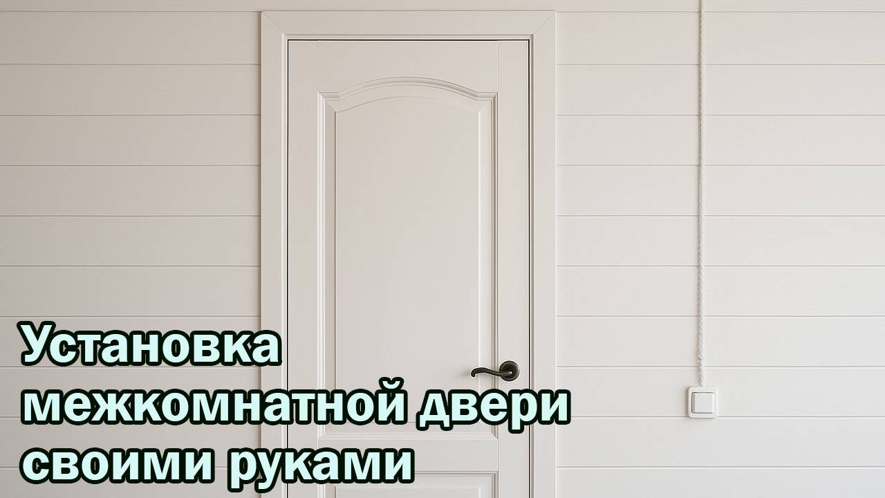 Установка межкомнатной двери своими руками