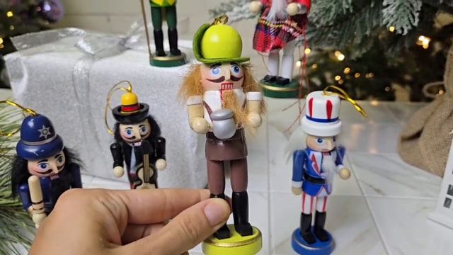Набор ёлочных украшений ЩЕЛКУНЧИКИ: КОМАНДА 'ДЖОЙ', дерево, 12 см, 6 шт., XNA17011181-набор-1
