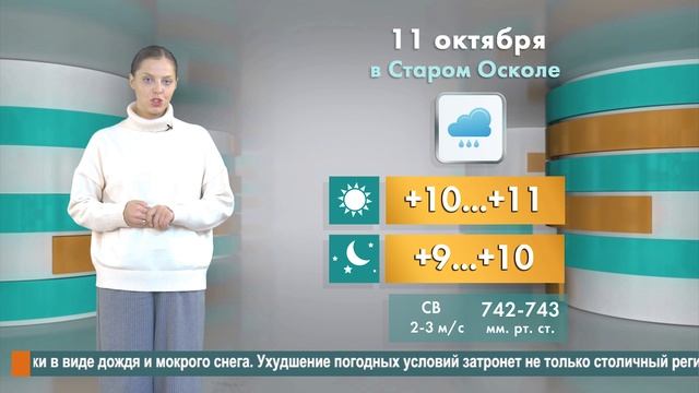 Погода в Старом Осколе на 11 октября