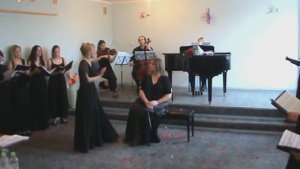 Ирина Сакне (Дидона), Анна Ноздрина (Белинда), Г.Пёрселл опера "Дидона и Эней" МГУКИ-2014