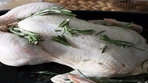 Новогодний цыпленок с финиками