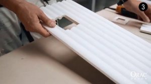 Как смонтировать розетку в стеновую панель из полиуретана Orac Decor