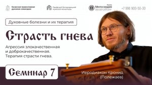 Семинар 7. Страсть гнева.