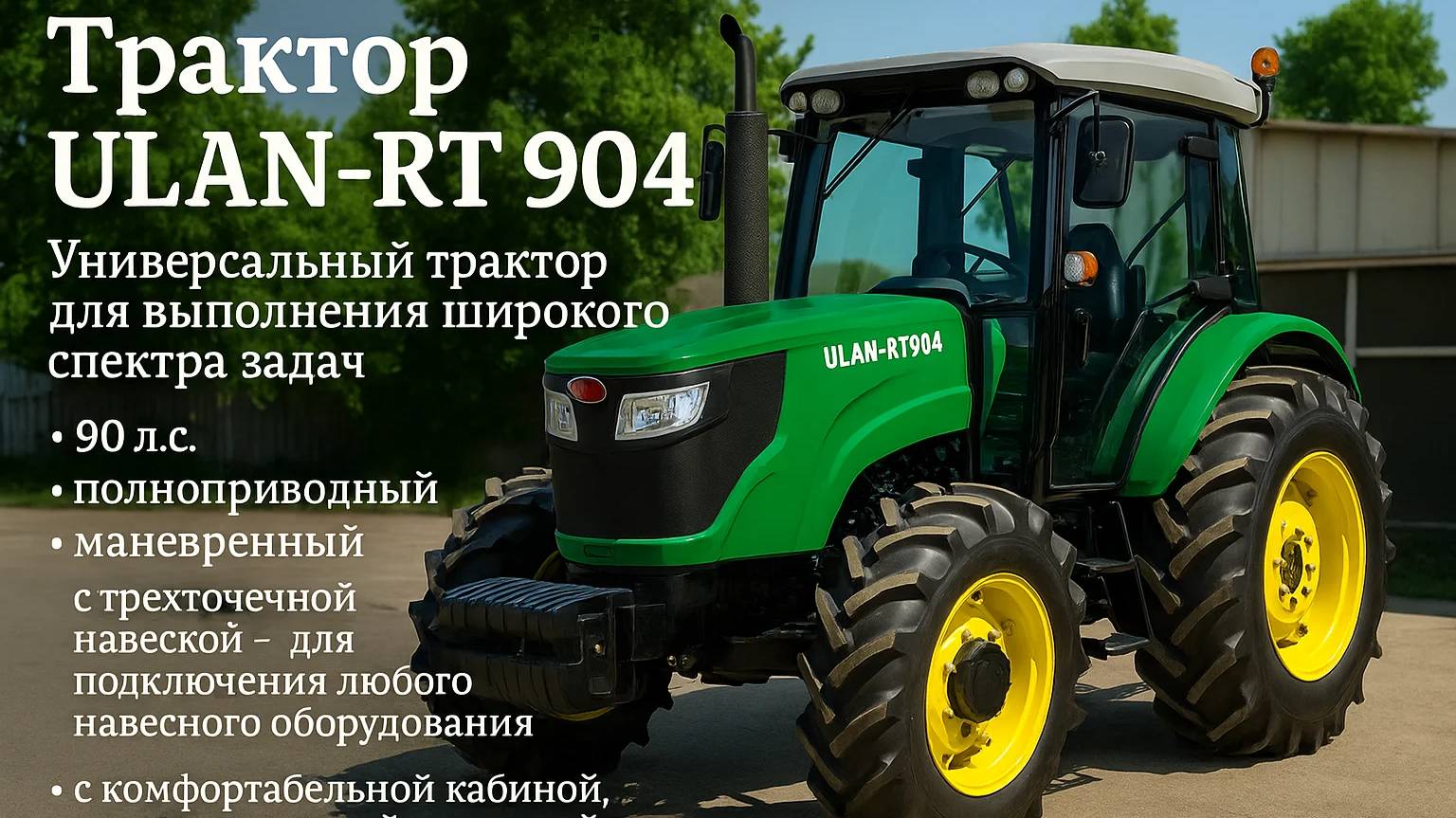 Обзор трактора ULAN-RT 904