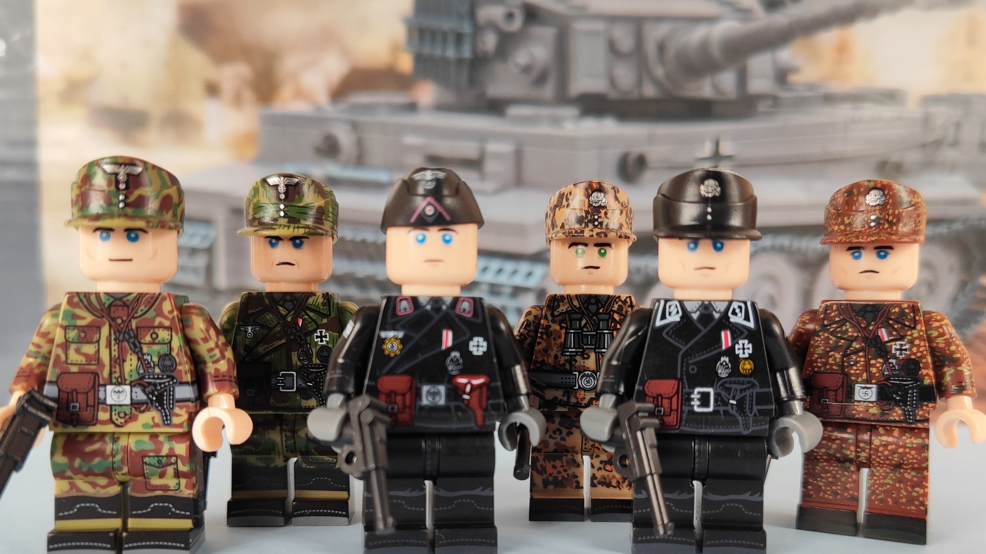 Lego WW2. Обзор танкистов с AliExpress
