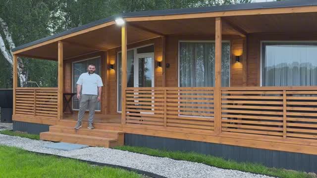 Модульные дома 8х9,8м и 6х10м для гостевых домов 
