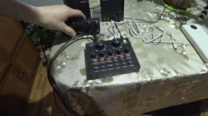 Обзор на "Внешняя звуковая карта V8" (Тест звука с динамическим микрофоном Maono PD100)