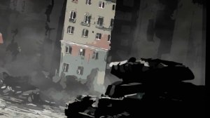 Работа «2D моушн ролик Танк КВ-2»  студента Института цифрового дизайна НИУ МИЭТ Шкилевича Ильи