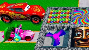 Машинки летают и прыгают! Развивающие мультики Машины помощники. Мультфильмы про машинки