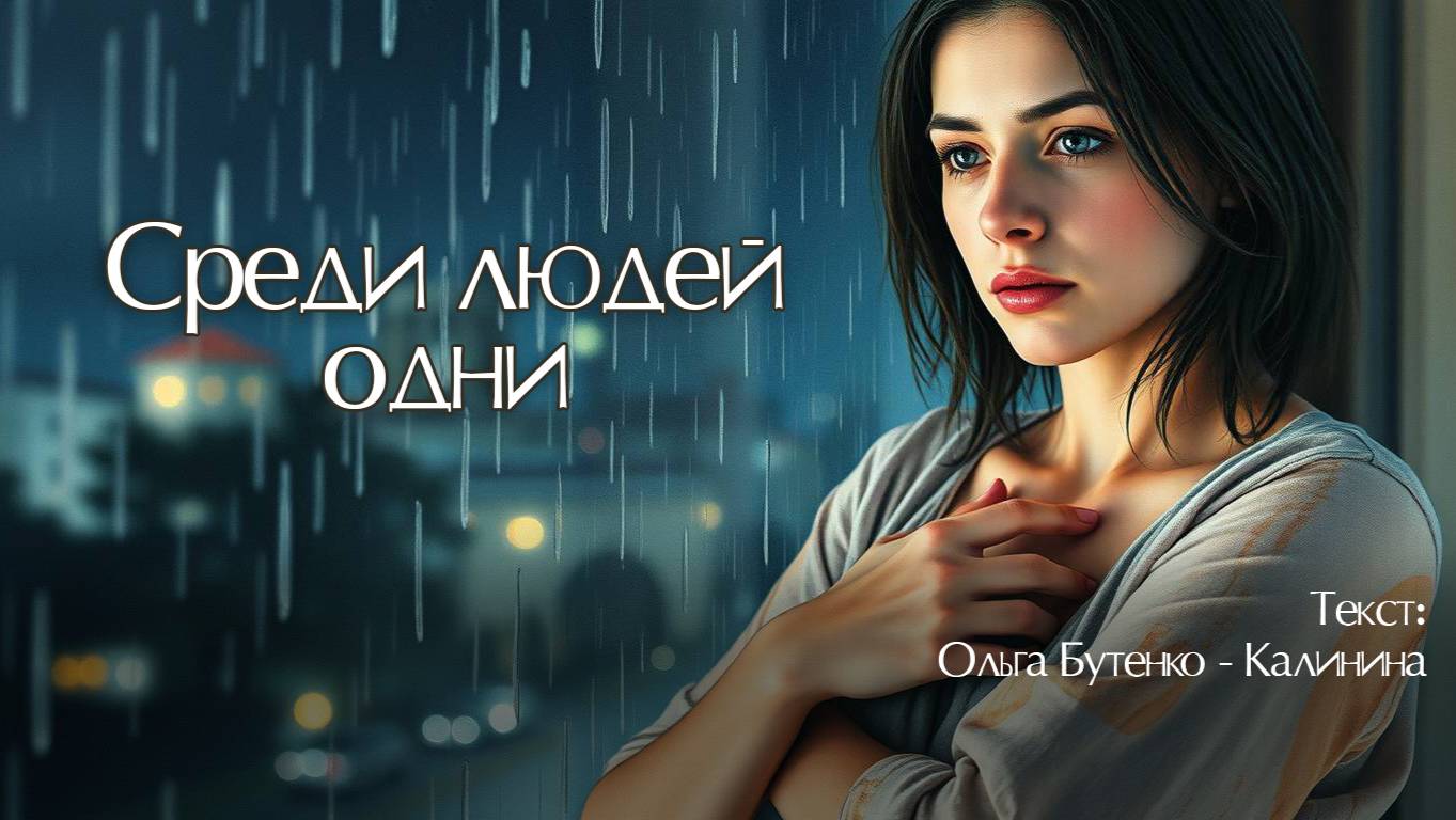 Среди людей одни. Текст: Ольга Бутенко - Калинина [Song By SieReNaDa]