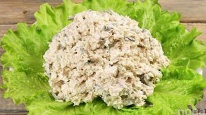 Салат Гнездо глухаря с огурцом