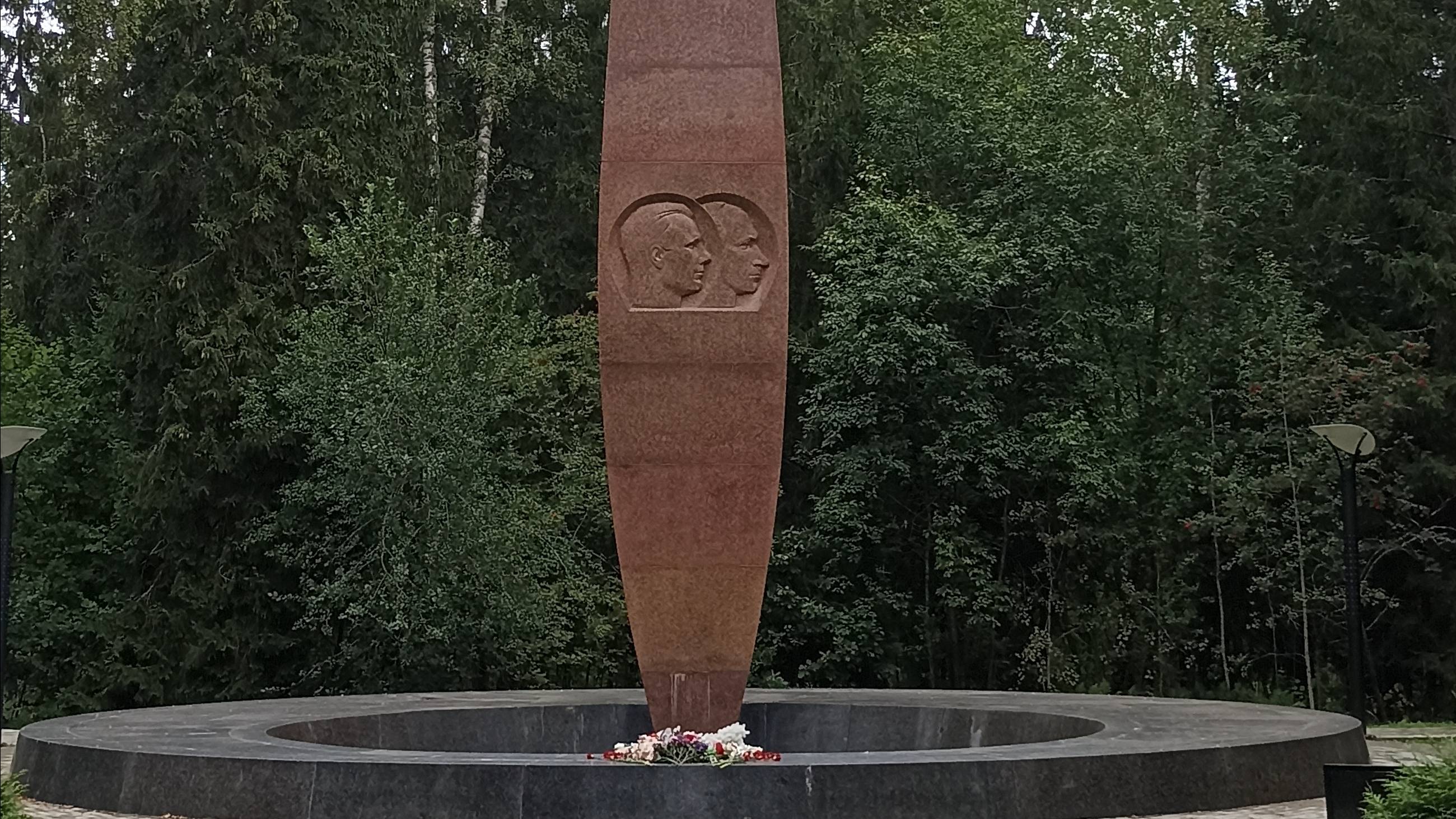 Место гибели Гагарина и Серёгина у д.Новосёлово.