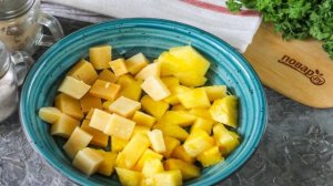 Новогодний салат Три в одном