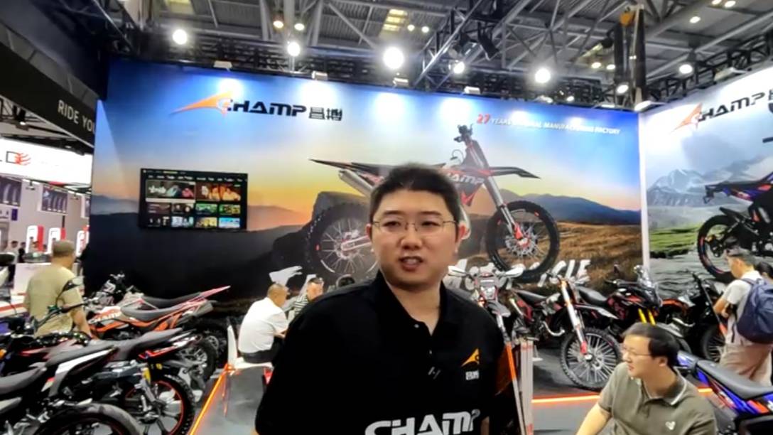 Мотоциклы CHAMP. Интервью на выставке CIMA MOTOR.
