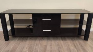 тумба с ящиками для большого тв н-1