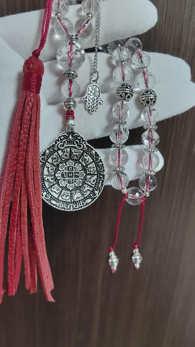 Буддийские четки из горного хрусталя