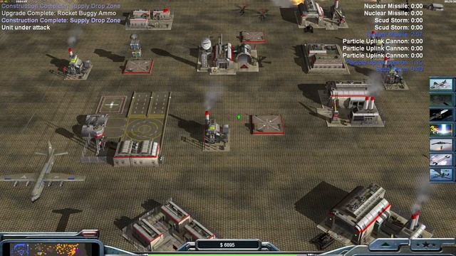 Американский лазер, Command & Conquer Generals, Нулевой час - 1 на 7, СЛОЖНЫЙ режим