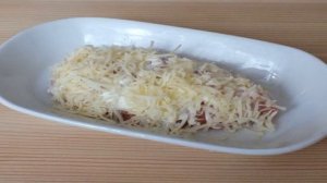 Салат на Новый год Мышка с красной рыбой