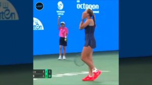 МИРА АНДРЕЕВА «ВЗРЫВАЕТСЯ» ВО ВРЕМЯ МАТЧА.