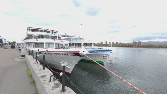 Пристань, город Красноярск, сентябрь 2025г.