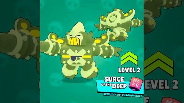 Brawl Stars Skin Ldea-Surge OF The Deep.