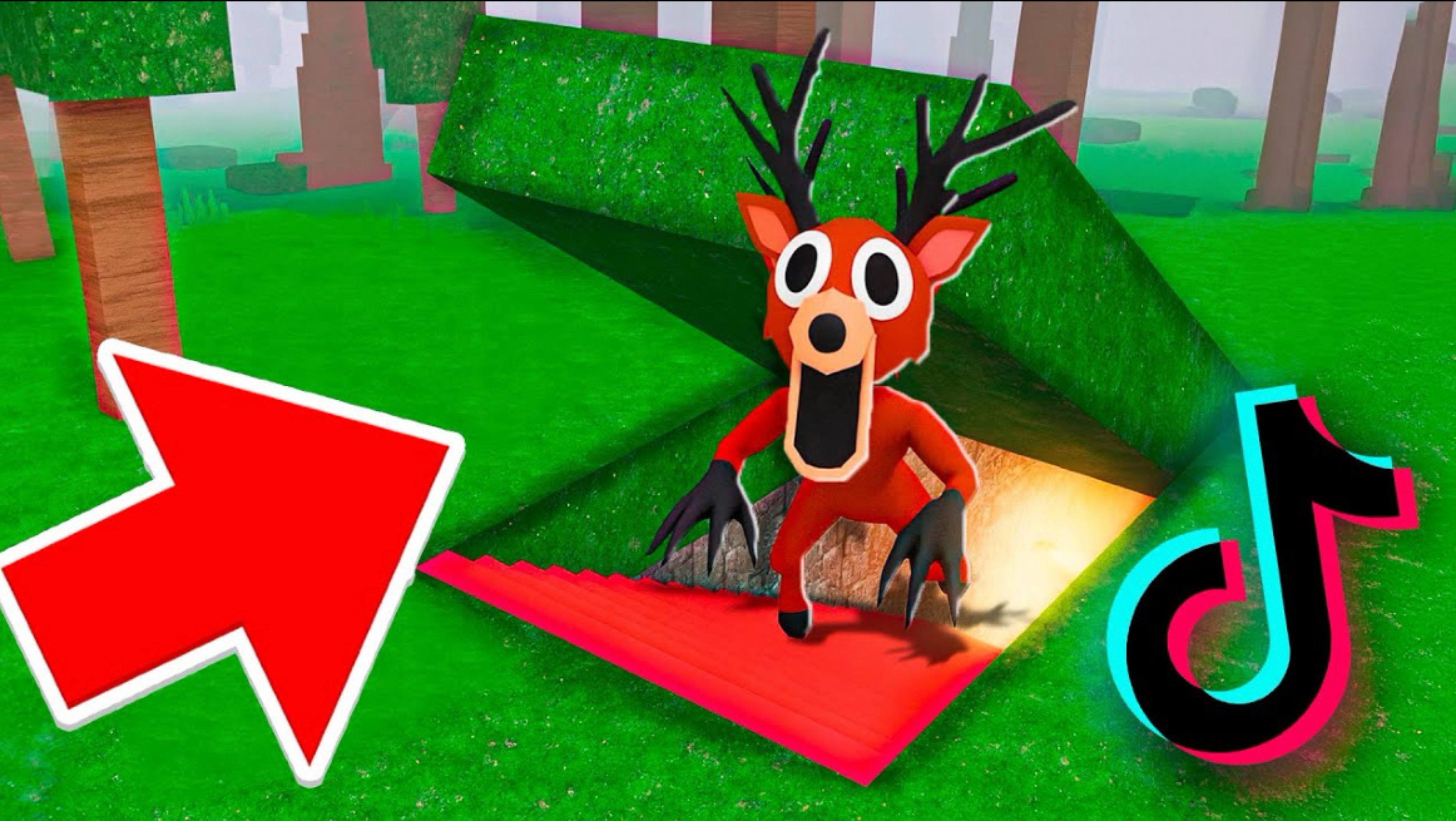 Я построил ПОДЗЕМНУЮ БАЗУ в 99 НОЧЕЙ в лесу ROBLOX!